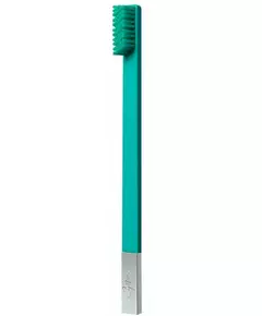 Brosse à dents Apriori Slim Medium Bleu Turquoise Argent