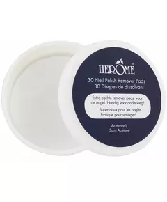 Herome Caring Nail Polish Remover Pads (Tampons dissolvants pour vernis à ongles)