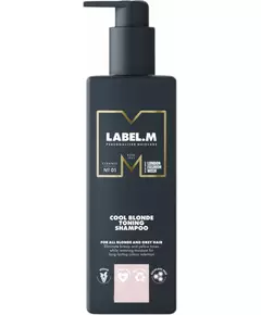 Label.M Cool Blonde Shampooing Pour la neutralisation des tons jaunes, 1000 ml