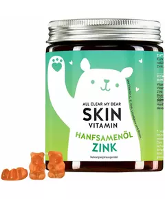 Bears With Benefits All Clear My Dear Skin Vitamins Mit Hanföl & Zink 60 pcs 150 g