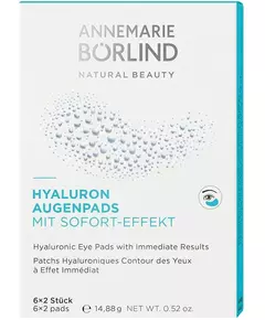 Annemarie Borlind Coussinets Hyaluroniques pour les Yeux avec Résultats Immédiats 6x2 pcs