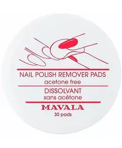 Mavala dissolvant de vernis à ongles 30 pcs