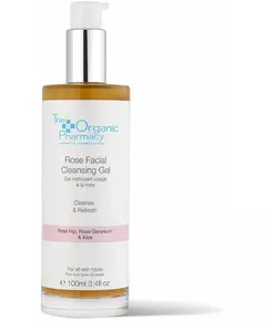 The Organic Pharmacy Gel nettoyant visage à la rose 100ml