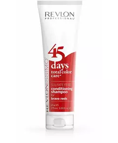 Revlon 45 Days Conditioning Shampoo For Brave Reds 275 ml