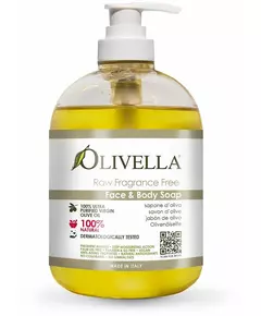 Olivella Raw Gesichts- und Körperseife 500ml