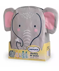 Ensemble de Bain Pour Bébé Nenuco Mochila Elefantito Lote Eléphant 4 Pièces