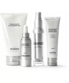 Jan Marini Men's System: Rasier- und Reinigungsgel 148ml + Bioclear Lotion 30ml