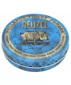 Reuzel Blue Strong Hold Pomade soluble dans l'eau 113g