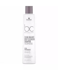 Schwarzkopf Professional Bonacure Clean Balance Deep Cleansing Shampoo 250 ml