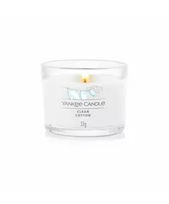 Yankee Candle Bougie Votive Remplie Coton Propre 37g