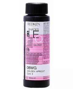 REDKEN Shades EQ #08WG goldene Aprikose Farbstoff 60 ml x 3 Stück