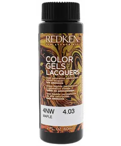 REDKEN Color Gel Lacquers #4NW-maple 60ml x 3 pcs