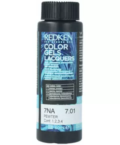 REDKEN Color Gel Lacke #7NA-pewter 60 ml x 3 Stück