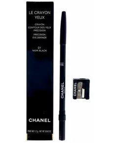 CHANEL Le Crayon Yeux #01-crayon noir pour les yeux.