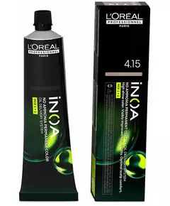 L'Oréal Professionnel Inoa Ammoniakfreies oxidierendes Haarfärbemittel Inoa Farbton #4,15 60g