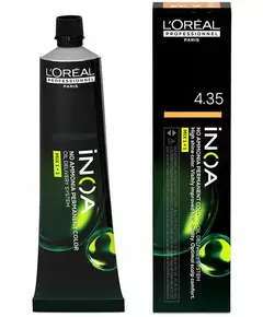 L'Oréal Professionnel Inoa teinture oxydante sans ammoniaque L'Oréal Professionnel Inoa teinte #4,35 60 g