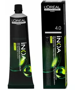 L'Oréal Professionnel Inoa Ammoniakfreies oxidierendes Haarfärbemittel Inoa Farbton #4,0 60 g