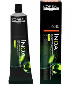 L'Oréal Professionnel Inoa coloration oxydante sans ammoniaque L'Oréal Professionnel Inoa teinte #6,45 60 g