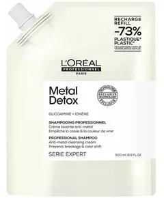 L'Oréal Professionnel Metal Detox Shampooing pour cheveux abîmés (recharge) 500 ml