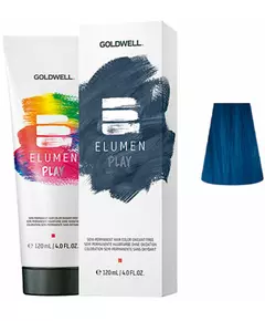 Goldwell Elumen Play Semi-Permanente Oxidationsmittel-freie Haarfarbe Blau 120 ml