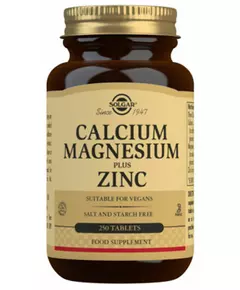 Solgar Calcium Magnesium + Zink 250 Tabletten.