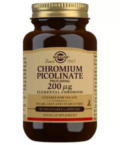 Solgar Chrom Picolinat 200 mcg 90 Kapseln