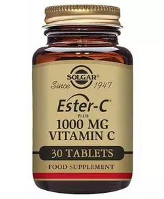 Solgar Ester-C Plus 1000 mg 30 comprimés.