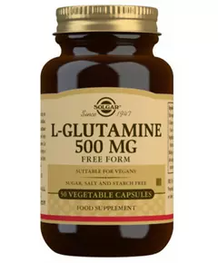 Solgar L-Glutamin 500 mg 50 pflanzliche Kapseln