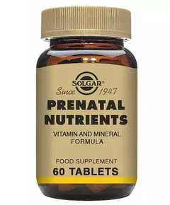 Solgar Prenatal Nutrients 60 Tabletten.