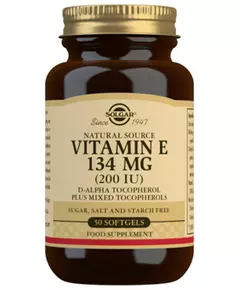 Solgar Vitamin E 200 IU 50 Kapseln.