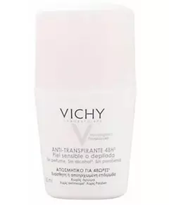 Antitranspirant pour peau sensible Vichy Deo 48h roll-on 50 ml