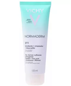 Vichy Normaderm 3 en 1 (gommage, nettoyant, masque) 125 ml