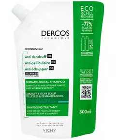 Vichy Dercos ecorefill shampooing pour cheveux normaux/gras 500 ml