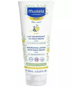 Lait corporel au Cold Cream Mustela Baby-Child 200 ml