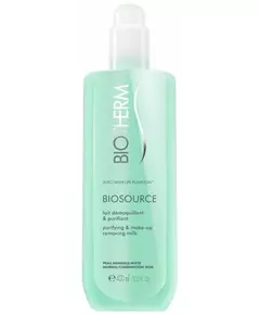 Biotherm Biosource Reinigungsmilch für fettige Haut 400 ml