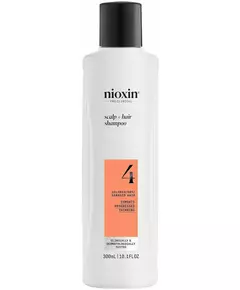 Nioxin System 4 Shampooing pour cheveux colorés et très affaiblis 300 ml