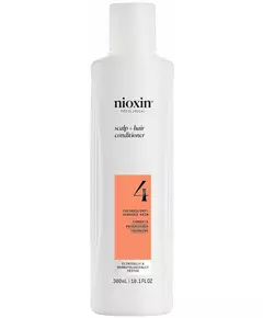 Nioxin System 4 Conditionneur pour cheveux colorés abîmés avec un affaiblissement sévère 300 ml