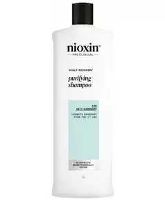 Nioxin Scalp Recovery shampooing anti-pelliculaire pour cuir chevelu sec et prurigineux 1000 ml