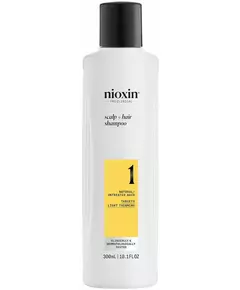 Nioxin System 1 Shampoo für natürliches Haar mit leichter Schwächung 300 ml