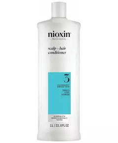 Nioxin System 3 Pflegespülung für coloriertes, geschädigtes Haar mit leichter Schwächung 1000 ml