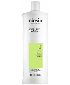 Nioxin System 2 Conditionneur pour cheveux naturels fortement affaiblis 1000 ml