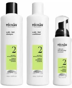 Nioxin System 2 Set pour cheveux naturels fortement affaiblis 3 pcs