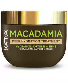 Kativa Masque hydratant profond au macadamia 300 g