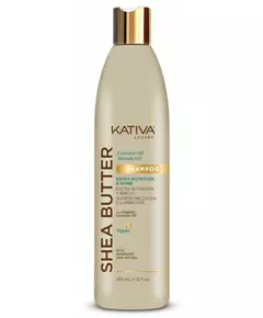 Kativa Shea Butter Shampoo mit Kokosnuss und Marula 355 ml