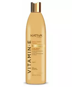 Kativa Shampooing à la vitamine E avec biotine et bambou 355 ml