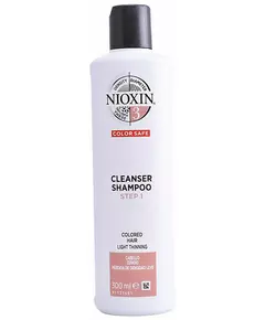 Nioxin Sistema 3 Shampoo für leicht geschwächtes, coloriertes Haar, Stufe 1, 300 ml