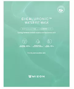 Mizon Cicaluronic Water Fit 24 g Masque Tissue