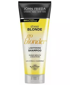 John Frieda Sheer Blonde Aufhellendes Shampoo für blondes Haar 250 ml