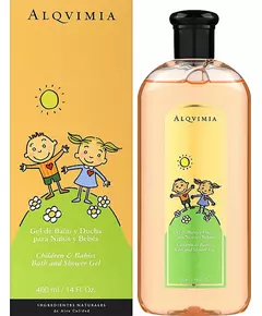 Alqvimia Bain et douche pour enfants et bébés, 250 ml