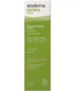 Crème anti-âge Factor G Renew Sesderma Peau mixte (50 ml)